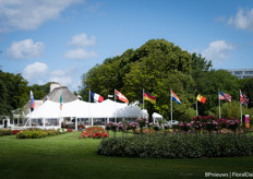 Het paviljoen waar de prijsuitreiking plaatsvond